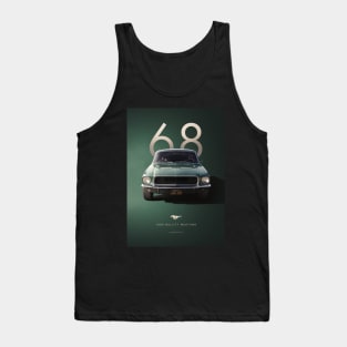 Ford Bullitt Mustang 1968 Tank Top